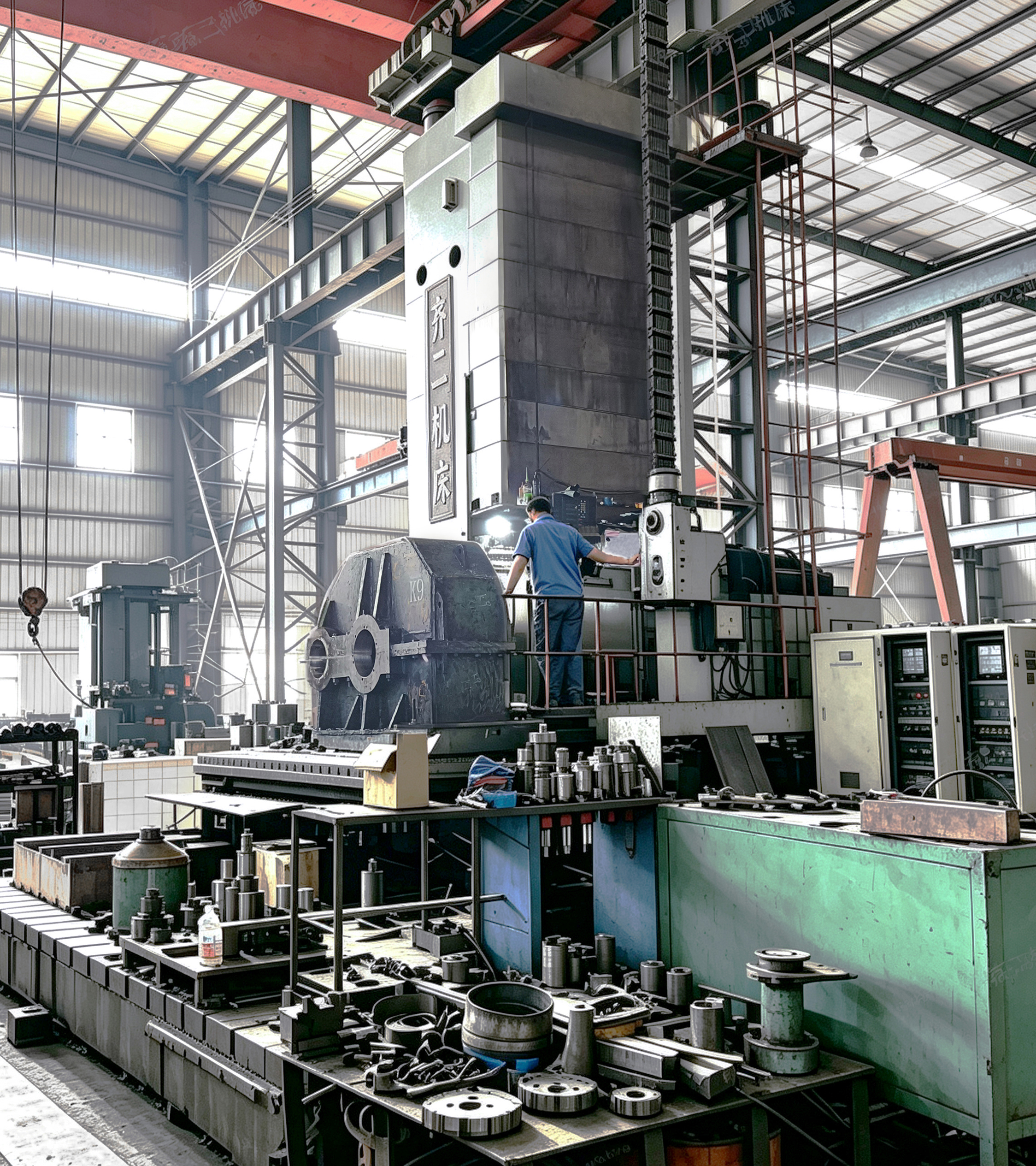 steel equipment manufacturing technology - precision machining workshop