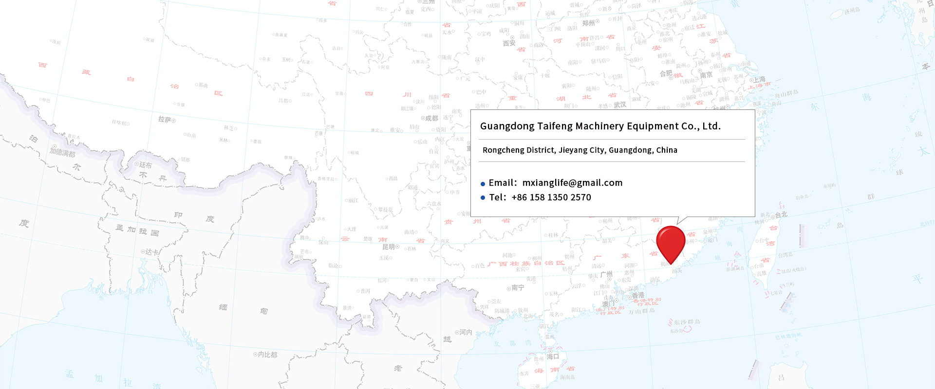steel equipment contact - Taifeng factory location map Guangdong