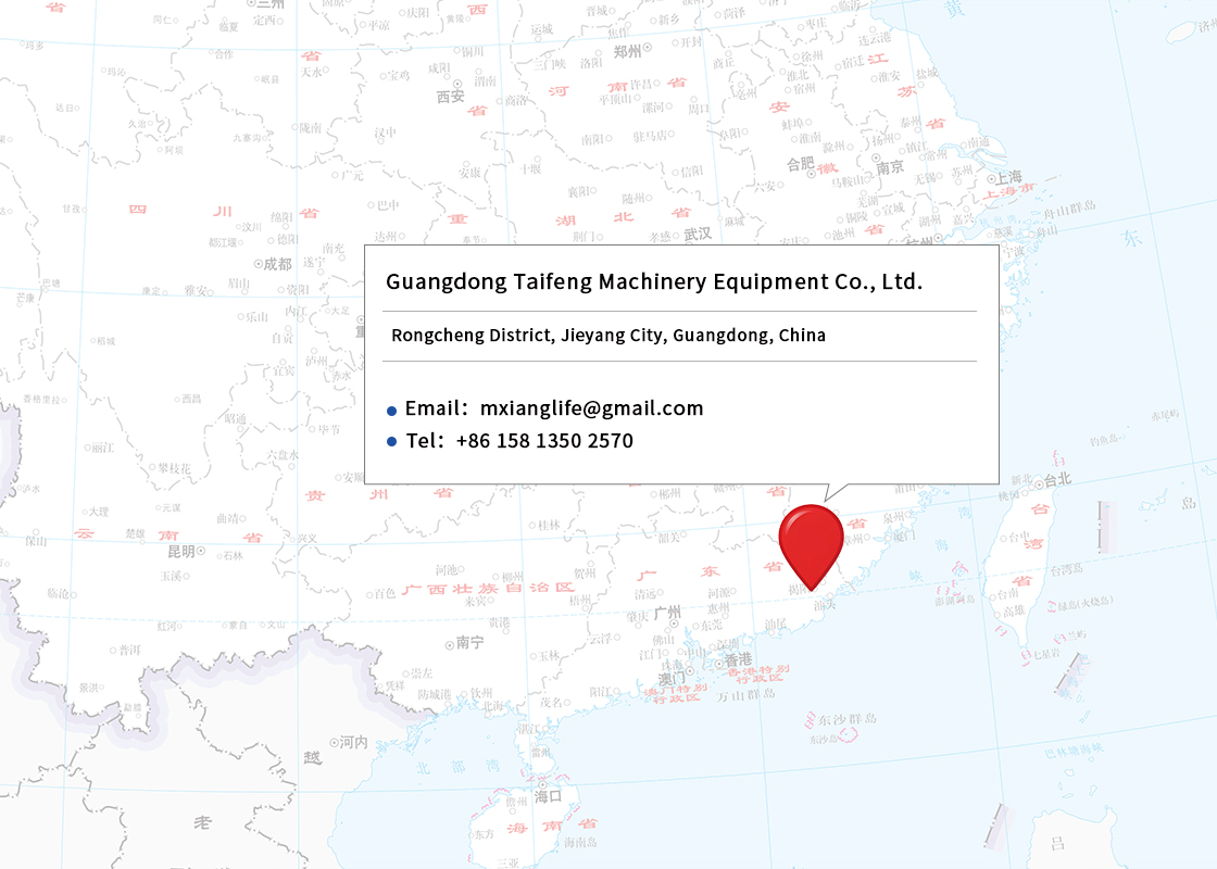 steel equipment contact - Taifeng factory location map Guangdong